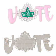 Load image into Gallery viewer, Brooch Alpha Kappa Vote Sorority Pin for Women
