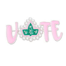 Load image into Gallery viewer, Brooch Alpha Kappa Vote Sorority Pin for Women
