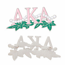 Load image into Gallery viewer, Brooch AKA Pearl Ivy Leaf Sorority Pin for Women
