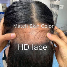 Load image into Gallery viewer, 5×5 HD Lace Closure Pre-Plucked With Baby Hair 16~22inch Brazilian Straight Virgin Human Hair Lace Closure
