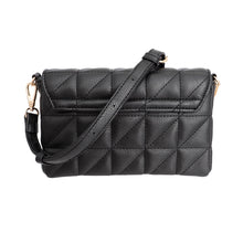 Load image into Gallery viewer, Black Quilted Boxy Crossbody
