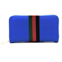 Load image into Gallery viewer, Designer Blue Stripe Satchel Set
