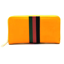 Load image into Gallery viewer, Designer Mustard Stripe Satchel Set
