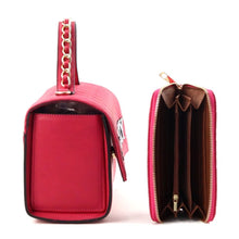 Load image into Gallery viewer, Fuchsia HOT SEXY Quilted Satchel Set
