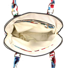 Load image into Gallery viewer, Multi Color Floral Tall Dome Satchel Bag Set
