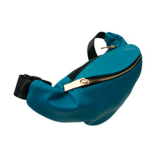 Load image into Gallery viewer, Teal Vegan Leather Fanny Pack
