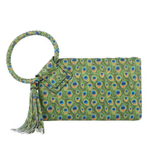 Load image into Gallery viewer, Peacock Green Bangle Clutch
