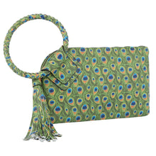 Load image into Gallery viewer, Peacock Green Bangle Clutch

