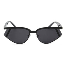 Load image into Gallery viewer, Black Futuristic Rectangle Glasses
