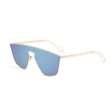 Load image into Gallery viewer, Blue Futuristic Flat Lens Sunglasses
