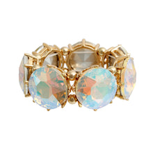 Load image into Gallery viewer, Gold Aurora Borealis Round Bracelet
