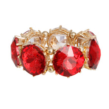 Load image into Gallery viewer, Red Round Crystal Bracelet
