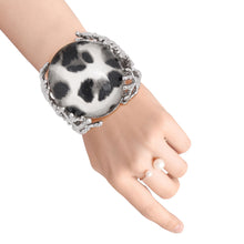 Load image into Gallery viewer, Silver Leopard Branch Cuff
