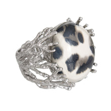 Load image into Gallery viewer, Silver Leopard Branch Cuff
