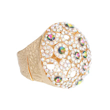 Load image into Gallery viewer, Pink Green Chunky Domed Cuff

