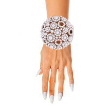Load image into Gallery viewer, White Chunky Domed Cuff
