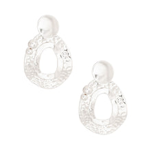 Load image into Gallery viewer, Dangle Silver Medium Bubble Drop Earring for Women
