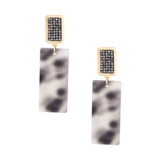 Load image into Gallery viewer, Black Tortoiseshell Earrings
