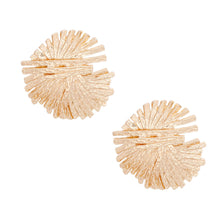 Load image into Gallery viewer, Clip On Gold Medium Metalwork Earrings for Women
