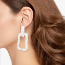 Load image into Gallery viewer, Clip Ons Silver Medium Link Earrings for Women
