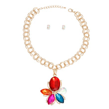 Load image into Gallery viewer, Multi Color Flower Chain Set
