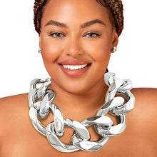 Load image into Gallery viewer, XL Chunky Silver Chain Set
