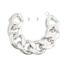 Load image into Gallery viewer, XL Chunky Silver Chain Set
