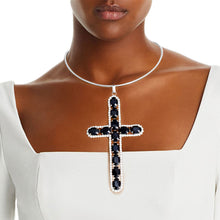 Load image into Gallery viewer, Collar Black Elegant Cross Necklace
