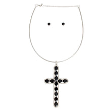 Load image into Gallery viewer, Collar Black Elegant Cross Necklace
