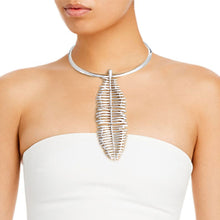 Load image into Gallery viewer, Silver Leaf Pendant Necklace
