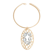 Load image into Gallery viewer, Gold Woven Oval Set
