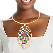 Load image into Gallery viewer, Pink Green Woven Oval Set
