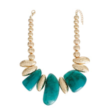 Load image into Gallery viewer, Green Chunky Bead Bib Set
