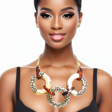 Load image into Gallery viewer, Necklace Gold Leopard Ring Collar for Women
