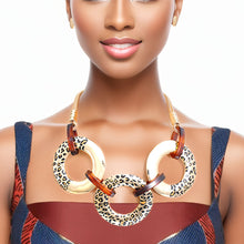 Load image into Gallery viewer, Necklace Gold Leopard Ring Collar for Women
