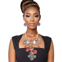 Load image into Gallery viewer, Rainbow Coiled Wire Bib Set
