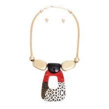 Load image into Gallery viewer, Necklace Gold Leopard Teardrop Pendant for Women
