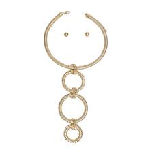 Load image into Gallery viewer, Pendant Necklace Gold Long Spiral for Women
