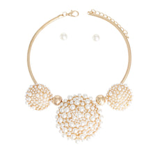 Load image into Gallery viewer, Cream Triple Dome Pendant Set

