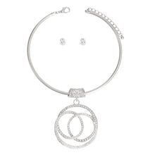 Load image into Gallery viewer, Silver 3D Pendant Necklace
