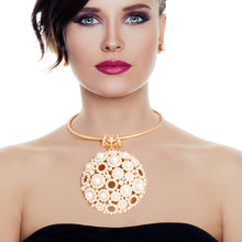 Load image into Gallery viewer, Cream Domed Pendant Set
