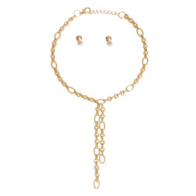 Load image into Gallery viewer, Gold Double Link Negligee Set
