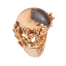 Load image into Gallery viewer, Leopard Crystal Branch Ring
