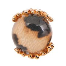Load image into Gallery viewer, Leopard Crystal Branch Ring
