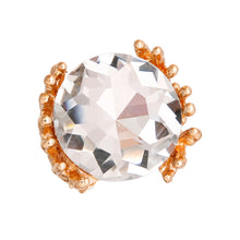 Load image into Gallery viewer, Gold Crystal Branch Ring
