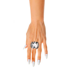 Load image into Gallery viewer, Silver Crystal Branch Ring
