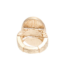Load image into Gallery viewer, Ring Gold Pearl Oval Cocktail Ring for Women
