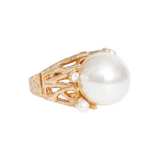 Load image into Gallery viewer, Ring Gold Pearl Branch Cocktail Ring for Women
