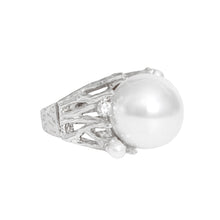 Load image into Gallery viewer, Ring Silver Pearl Branch Cocktail Ring for Women
