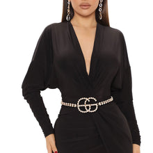 Load image into Gallery viewer, Gold Bling Side GG Belt
